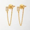Edge of Ember Studs | Style | Baguette Diamond Stud Earrings