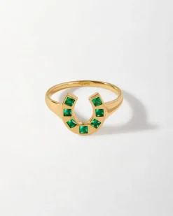 Edge of Ember All Rings | Balance Green Ring