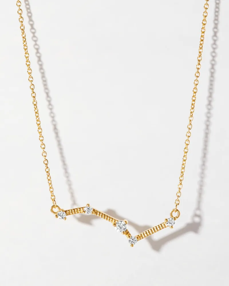 Edge of Ember Chain | Solid Gold & Diamonds | Belle Fine Chain Necklace