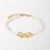 Edge of Ember Style | Bow Pearl Necklace