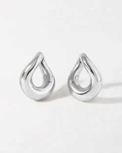 Edge of Ember Hoops | Style | Charlotte Collins Twist Hoop Earrings - Gold