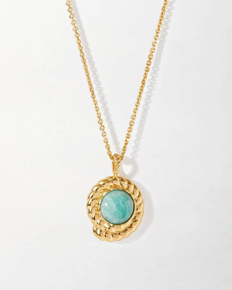 Edge of Ember Drop | Style | Coastal Rope Drop Amazonite Earrings