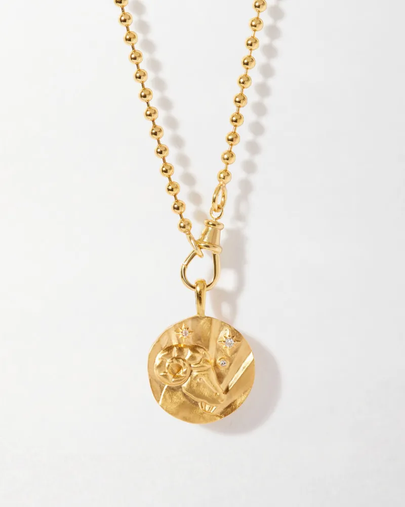Edge of Ember Engravable | Engravable | Coin Globe Necklace