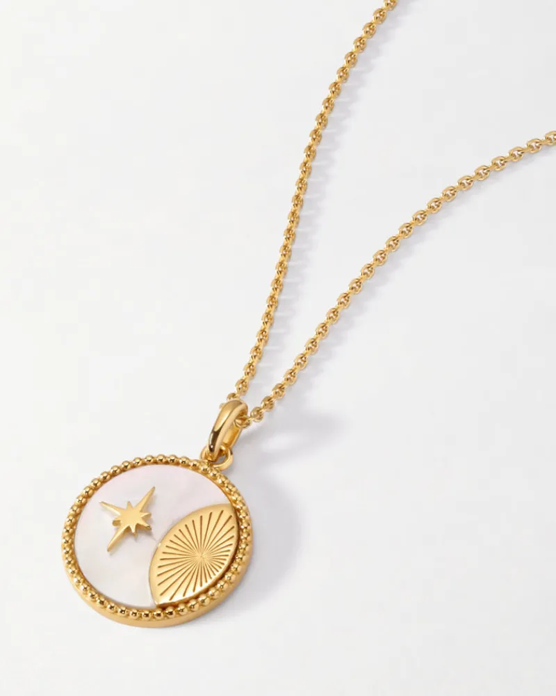 Edge of Ember Engravable | Style | Coin Pendant - Gold