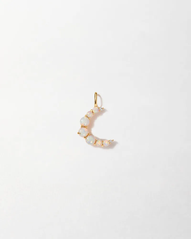 Edge of Ember Style | Crescent Opal Drop Earring