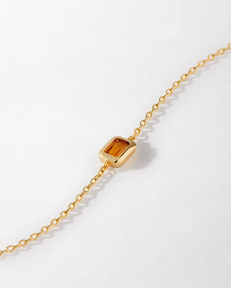 Edge of Ember Style | May Birthstone Jewellery | Deco Birthstone Bracelet