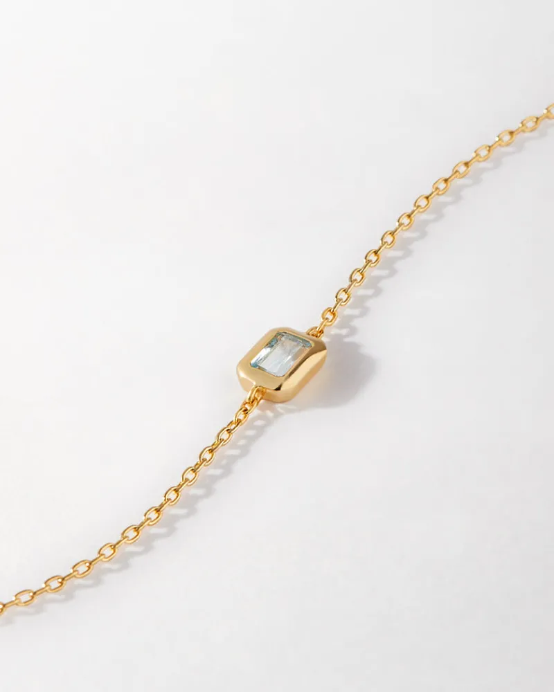 Edge of Ember Style | May Birthstone Jewellery | Deco Birthstone Bracelet