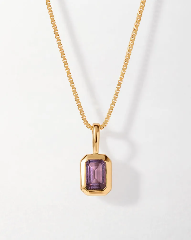 Edge of Ember Style | May Birthstone Jewellery | Deco Birthstone Necklace