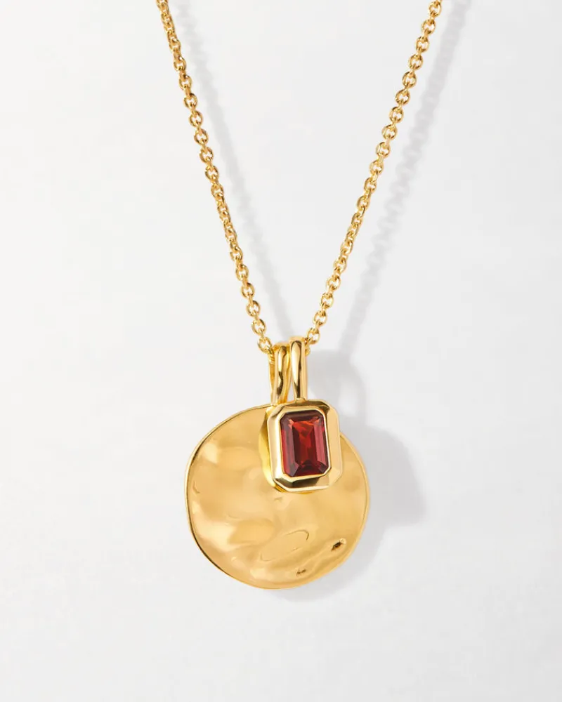 Edge of Ember Style | May Birthstone Jewellery | Deco Birthstone Necklace