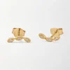Edge of Ember Solid Gold & Diamonds | Initial | Diamond Initial Necklace