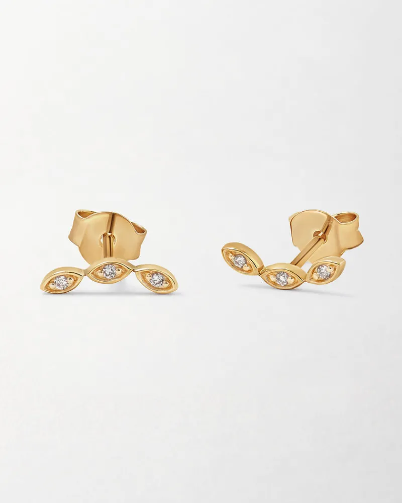 Edge of Ember Solid Gold & Diamonds | Initial | Diamond Initial Necklace