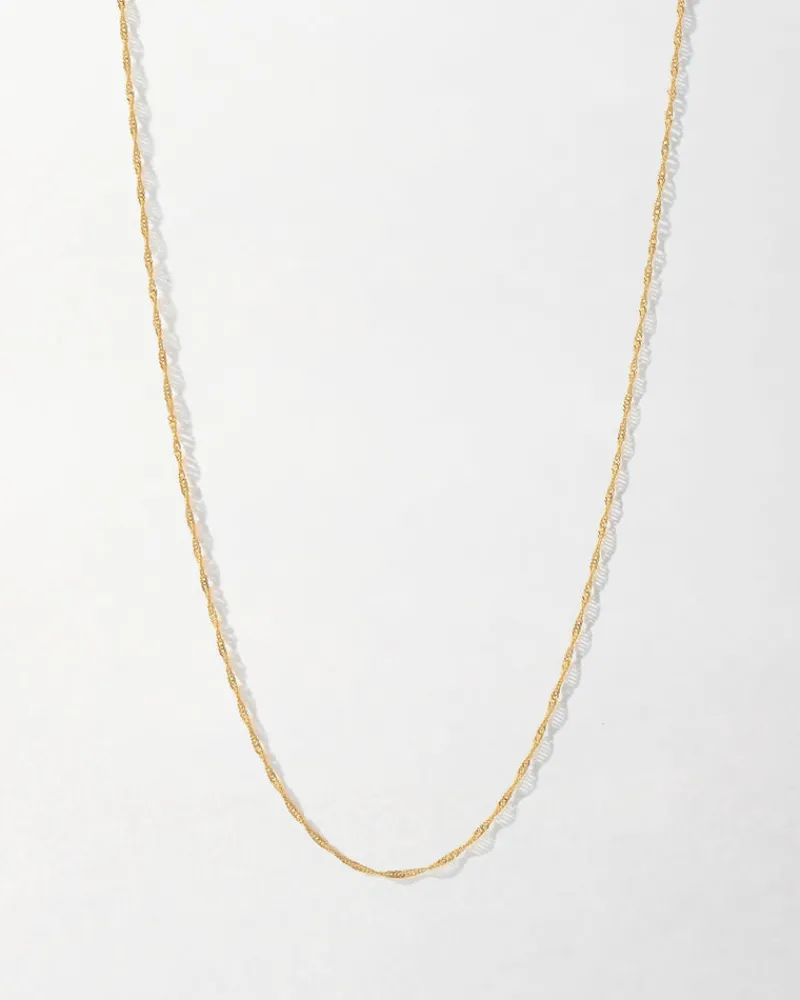Edge of Ember Solid Gold & Diamonds | Initial | Diamond Initial Necklace