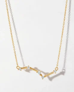 Edge of Ember Solid Gold & Diamonds | Initial | Diamond Initial Necklace