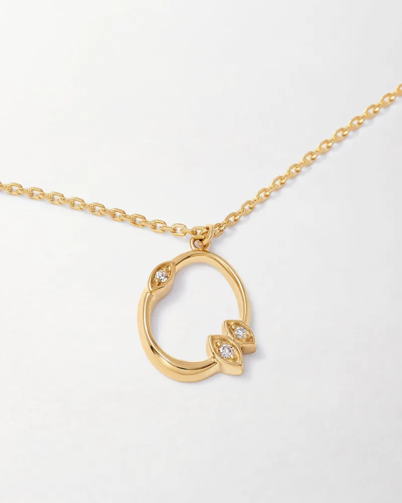Edge of Ember Solid Gold & Diamonds | Style | Diamond Marquise Necklace