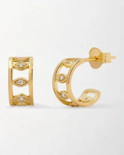 Edge of Ember Studs | Style | Diamond Trio Earrings