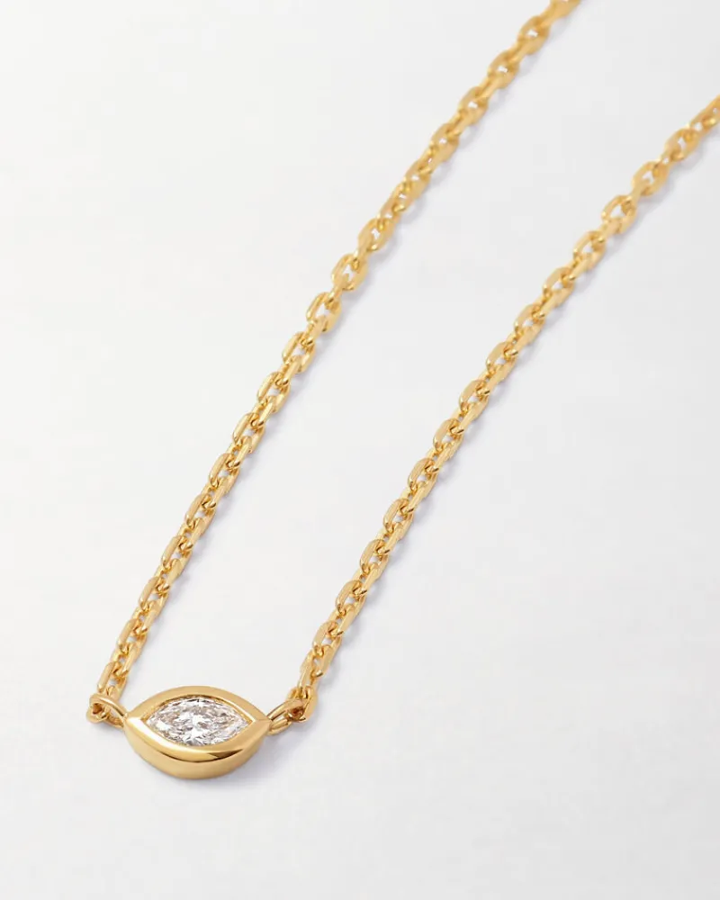 Edge of Ember Solid Gold & Diamonds | Style | Diamond Trio Necklace