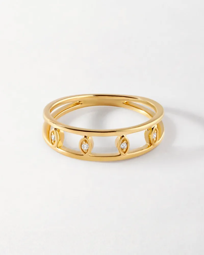 Edge of Ember Solid Gold & Diamonds | Style | Droplet Diamond Necklace