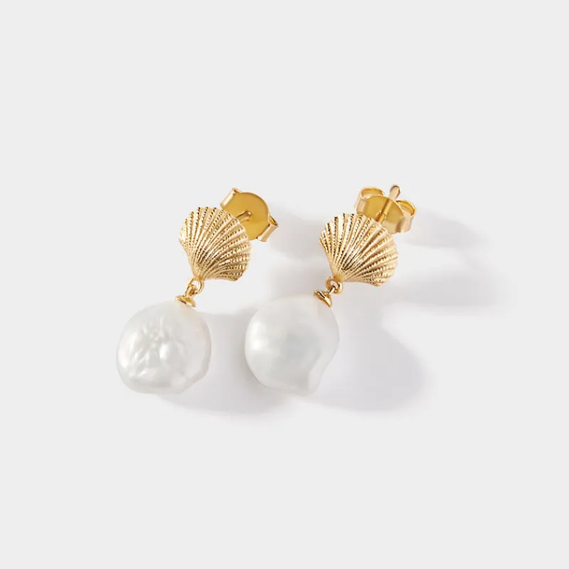 Edge of Ember Drop | Style | Dusk Pearl Charm Earrings