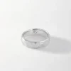 Edge of Ember Huggies | Hoops | Halo Huggies - Silver