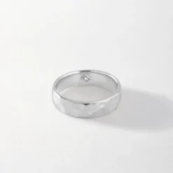 Edge of Ember All Rings | Halo Ring - Silver