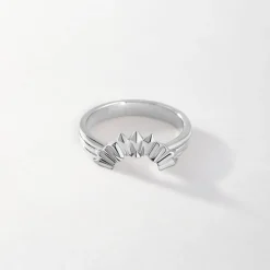 Edge of Ember All Rings | Halo Ring - Silver