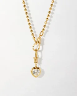 Edge of Ember Birthstones And Zodiac | Style | Heart Red Garnet Pendant