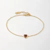 Edge of Ember Style | Birthstones And Zodiac | Heart White Sapphire Necklace