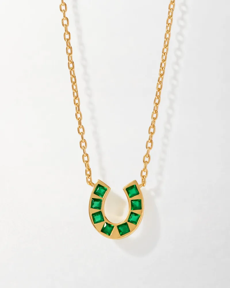 Edge of Ember Style | Horseshoe Iolite Necklace