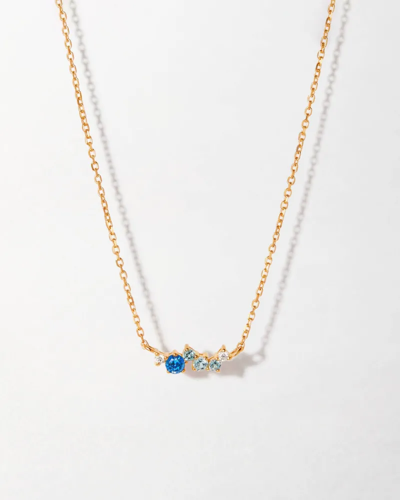 Edge of Ember Solid Gold & Diamonds | Style | Intuition Emerald Ray Necklace