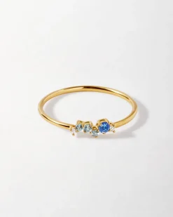 Edge of Ember All Rings | May Birthstone Jewellery | Intuition Emerald Ray Ring