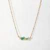 Edge of Ember Solid Gold & Diamonds | Style | Intuition Sapphire Ray Necklace