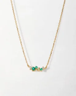 Edge of Ember Solid Gold & Diamonds | Style | Intuition Sapphire Ray Necklace