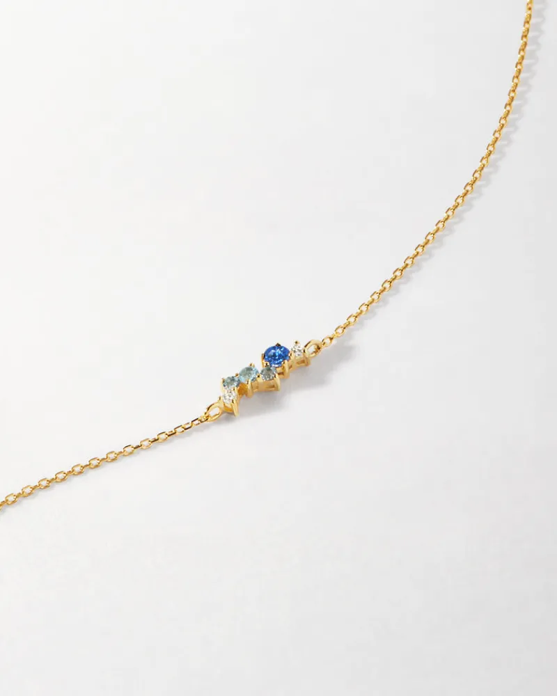 Edge of Ember Solid Gold & Diamonds | Style | Intuition Sapphire Ray Necklace