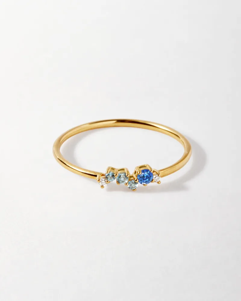 Edge of Ember All Rings | Intuition Sapphire Ray Ring