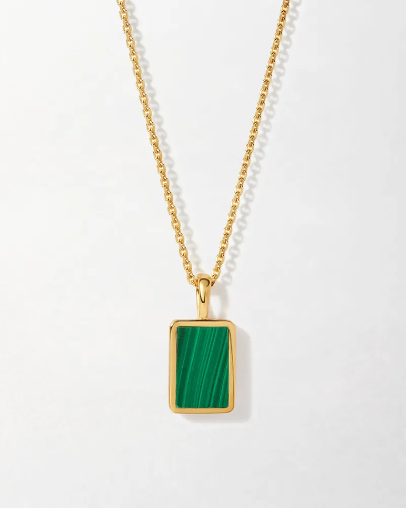 Edge of Ember Style | Engravable | Lapis Gemstone Necklace