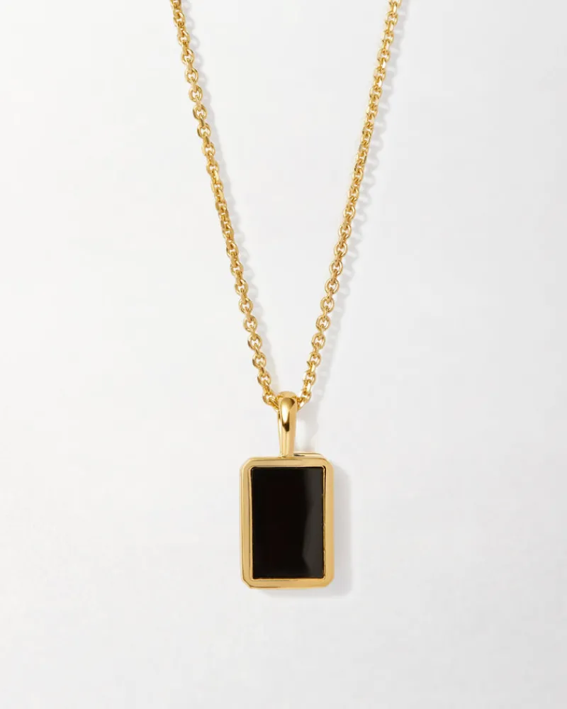 Edge of Ember Style | Engravable | Lapis Gemstone Necklace