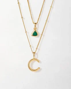 Edge of Ember Birthstones And Zodiac | Engravable | Leo Zodiac Necklace