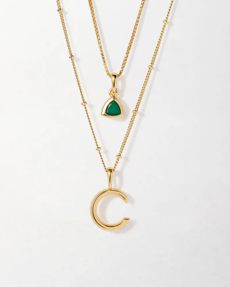 Edge of Ember Birthstones And Zodiac | Engravable | Leo Zodiac Necklace