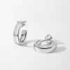 Edge of Ember Hoops | Style | Link Hoop Earrings - Gold