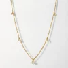 Edge of Ember Solid Gold & Diamonds | Style | Marquise Solitaire Diamond Necklace