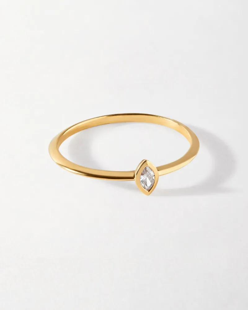 Edge of Ember Solid Gold & Diamonds | Style | Marquise Solitaire Station Diamond Necklace