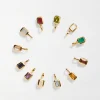 Edge of Ember Birthstones And Zodiac | Engravable | Mini Coin Deco Birthstone Necklace