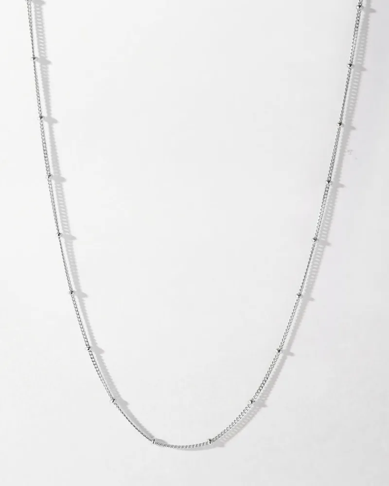 Edge of Ember Chain | Style | Mini Rolo Bracelet - Silver