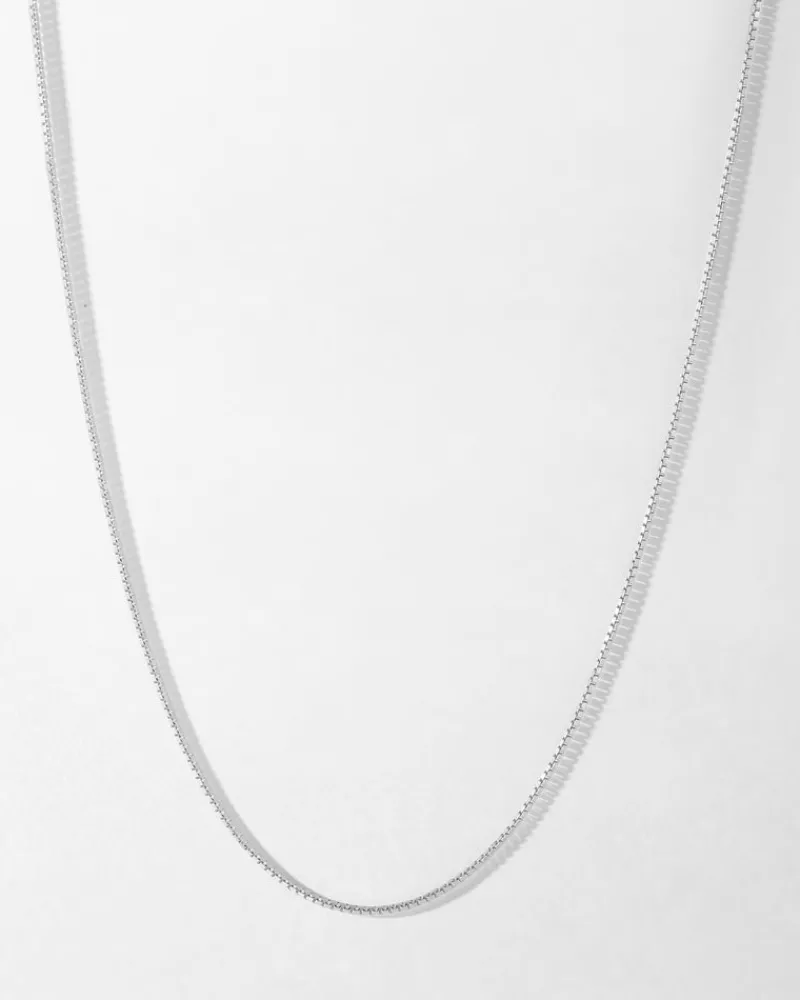 Edge of Ember Chain | Style | Necklace Extender - Silver