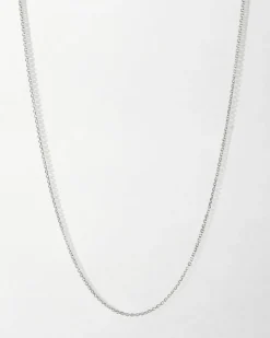 Edge of Ember Chain | Style | Necklace Extender - Silver