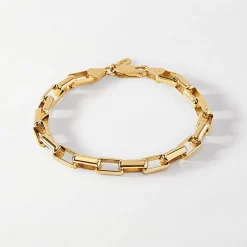 Edge of Ember Style | Paperclip Chain Bracelet - Gold