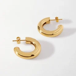 Edge of Ember Chain | Style | Paperclip Chain Necklace - Gold