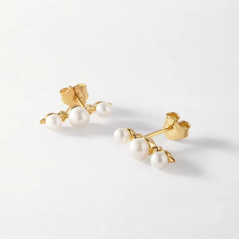 Edge of Ember Drop | Style | Pearl Drop Earrings