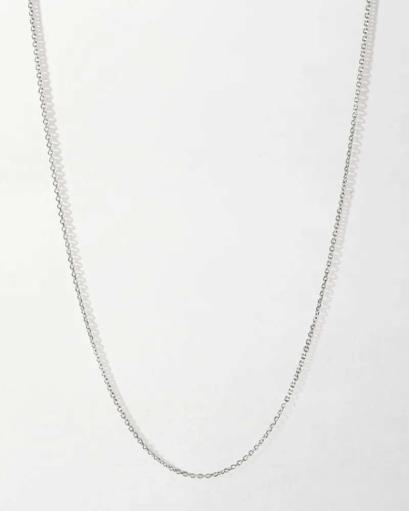 Edge of Ember Chain | Style | Rope Chain Necklace - Silver