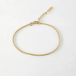 Edge of Ember Chain | Style | Snake Chain Necklace - Gold